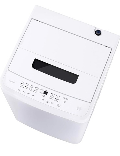 アイリスオーヤマ 洗濯機 5.0kg 2023購入　
ホワイト IAW-T504 ガチ落ち大水流洗浄 部屋干しモード 新生活 一人暮ら