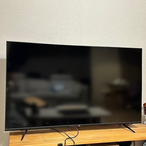 【最終値下】【美品】TCL 液晶テレビ55インチ 4K対応 定価66,000円