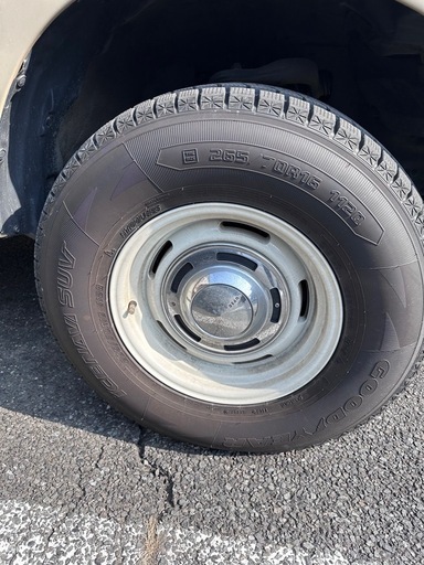 値下げ可スタッドレスタイヤ グッドイヤー アイスナビ SUV 265/70R16 112Q ＆ クリムソン ディーンクロスカントリー 7.0-16 タイヤホイール4本セット265/70-16 GOODYEAR ICE NAVI SUV