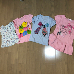 女の子　トップス、ボトムス、ワンピース　17点セット　120cmの画像