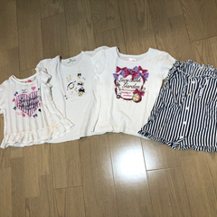 女の子　トップス、ボトムス、ワンピース　17点セット　120cmの画像