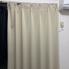 遮光カーテン、レース付き
