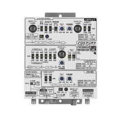 新品 DXアンテナ CS/BS-IF・CATV双方向ブースター ...