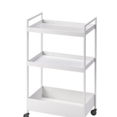 IKEA イケア　3段ワゴン　ホワイト　NISSAFORS ニッ...