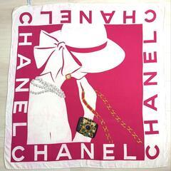 CHANEL シルクスカーフ マドモアゼル　シャネル　タグ付き