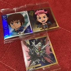 にふぉるめーしょん 機動戦士ガンダム シールウエハース シークレット ガンダム VS ザク　ウルトラレア　9枚セットの画像