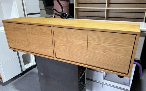 【最安値挑戦】 MUJI 無印良品 オーク材スタッキングシェルフキャビネットTVAV キャビネット・サイドボード