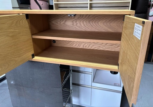 MUJI 無印良品 オーク材スタッキングシェルフキャビネットTVAV