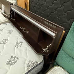 【愛品館 江戸川店 】跳ね上げ収納 セミダブルベッド Sealy（シーリー）の画像