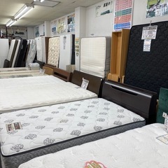 【愛品館 江戸川店 】跳ね上げ収納 セミダブルベッド Sealy（シーリー）の画像