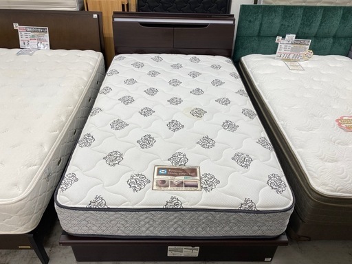 【愛品館 江戸川店 】跳ね上げ収納 セミダブルベッド Sealy（シーリー）