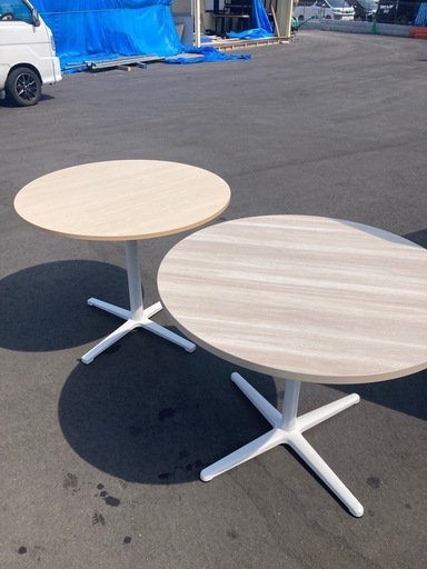 【中古オフィス家具在庫多数】美品 定価5万 ITOKI イトーキ 円卓 丸テーブル ミーティングテーブル 円幅90cm 休憩室 会議テーブル 井上金庫 検)事務机　オフィス チェア　会議 椅子　ロッカー　ミーティングテーブル　応接ソファ 店舗 事務所 什器　書庫 本棚 ラック デスク スチール 美品多数　格安