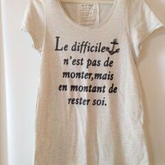 w closet　チュニック　半袖T シャツ　サイズフリーの画像