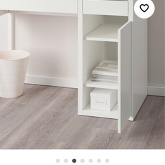 IKEA⭐︎MICKE⭐︎ミッケ⭐︎ホワイト⭐︎チェアの画像