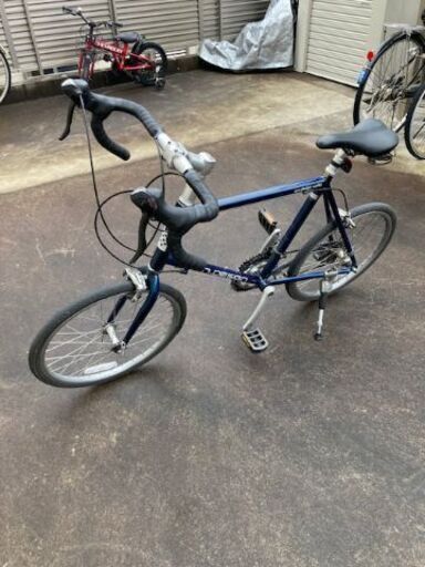 CDR214AL　自転車 ミニベロ クロスバイク　a.n.design works　ダークブルー 20インチ（415） エーユーデザインワークス