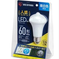 人感LED電球　アイリスオオヤマ