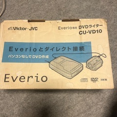 エブリオ専用　DVDライター　CU-VD10