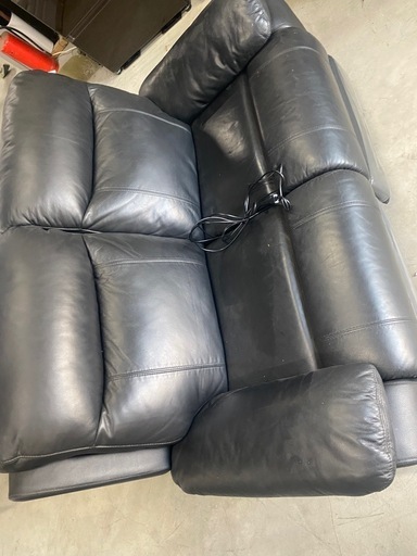 福岡市内配送無料 電動2P ワイドソファー