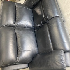 福岡市内配送無料 電動2P ワイドソファー