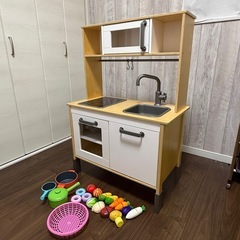 【IKEA】キッチン オモチャ 食材玩具のオマケ付き