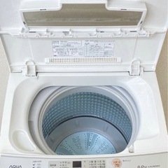 (送料無料) 2021年 極美品 6kg 洗濯機 ローボディー設計 風乾燥 高濃度クリーン浸透 ⑥の画像