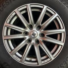 【BS BLIZZAK DM-V3 265/65R17】スタッドレス【SEIN 17インチ 7.5J6HPCD139.7+25】バリ溝 ランクルプラド ハイラックス等　(KTG222)の画像