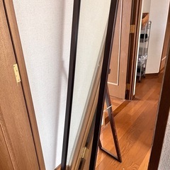 中古の姿見　150cmミラー　多少難あり
