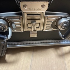 ランドセル　黒　男の子　銀の縁　の画像