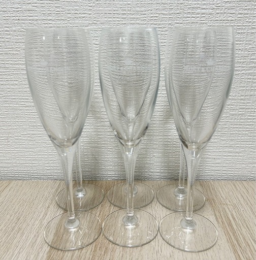 モエシャンドン　シャンパングラス　6脚