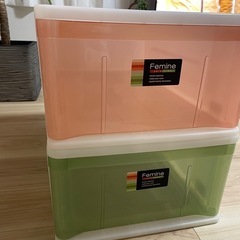 🌟パステルクリア衣装ケース！２つセット🌟