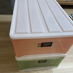 🌟パステルクリア衣装ケース！２つセット🌟の画像