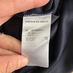 2回のみ着用　美品　アメリカンホリック　ノースリーブワンピース　フリーサイズの画像