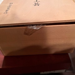 譲渡日【7/30.31.8/1 】 【新品未使用】木製 菓子器 の画像