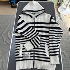 【美品】BANANA SEVEN フルジップアップ ニットパーカ...