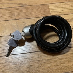 自転車　キーロック　スペアキー付き
