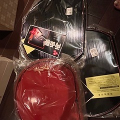 譲渡日【7/30.31.8/1】【新品未使用】両面使用出来る　お盆 4枚 の画像