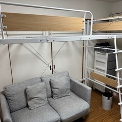 スチールロフトベッドハイタイプ