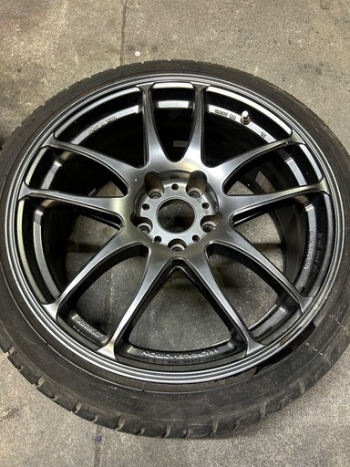 WORK emotion KIWAMI 225/40R18 8.5J+38 ワーク　エモーション　114.3 ドリケツ　ドリフト　ケンダ　２本セット