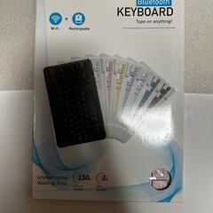 (新品)ブルートゥースワイヤレスミニキーボードの画像