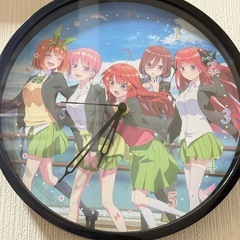 五等分の花嫁掛け時計