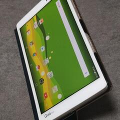 タブレット端末 Quatab PX.    美品.8ｲﾝﾁ画面.専用ｶﾊﾞｰ 付の画像