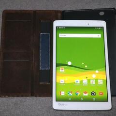 タブレット端末 Quatab PX.    美品.8ｲﾝﾁ画面.専用ｶﾊﾞｰ 付の画像