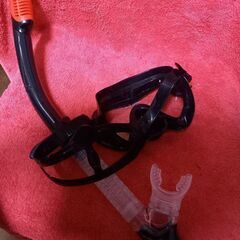 ダイビング　マスク　シュノーケル　セット　シュノーケリング2点セット　美品の画像
