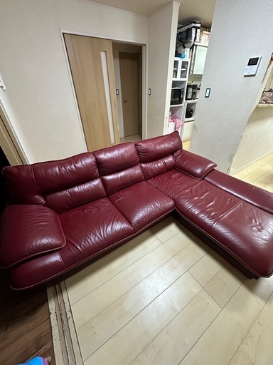 元値段12万円ニトリL型ソファ✨