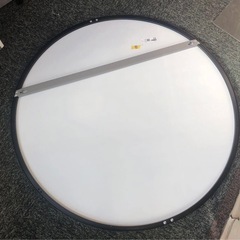 IKEA イケア リンドビーン LINDBYN ブラック 約80センチ 大型 円形 鏡 ミラー ③の画像