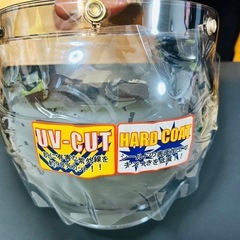 ジェットヘルメット用クリアミラーシールド