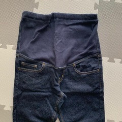 【Mサイズ】マタニティデニム マタニティパンツの画像