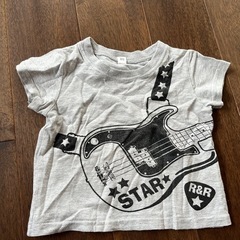 《５５》Ｔシャツ ギター柄（80cm） の画像