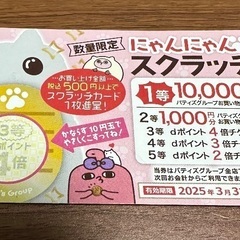 パティズグループ　dポイント④倍チケット🎫