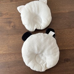 【9月末まで‼️】赤ちゃん用枕【ねこ、パンダ】の画像